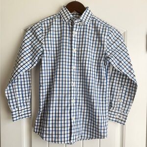 Nordstrom Blue and White Plaid Boy’s Shirt